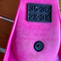 スキューバ　フィン35-36   イタリー製　未使用保管品キッズ　レディースの画像