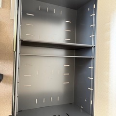 美品　オフィスデスク　サイド書棚の画像