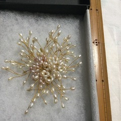 ◆ブローチ◆淡水パール　代理出品の画像