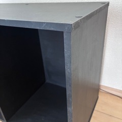カラーボックス　黒の画像