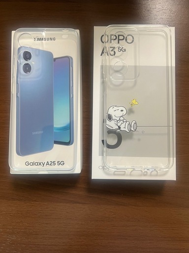お買い得！新品OPPO A3 5G＋Galaxy A25 5G★SIMフリー2台セット販売★