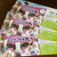 ’25 /９.30 迄 ♡ 千葉県 マザー牧場 ♡ 入園券３枚 ...