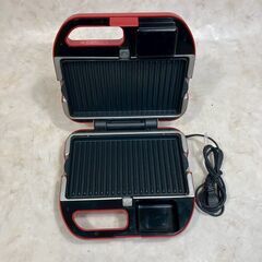 A7919【お買い得商品‼】ビタントニオ　ホットサンドメーカー 　 VWH-600-R レッドの画像