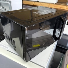 お引取り限定 美品 25年製 comfee' コンフィー 16L オーブンレンジ CF-EA162-BK 庫内フラット 角皿付きの画像