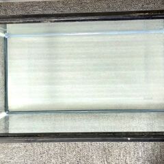 △ GEX 水槽 すいそう 強化プラスチック製 高さ 36cm 横幅 60cm 奥行 30cm 貯水確認済 全体的に傷、汚れあり 現状渡しの画像