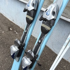 お引取り限定 ケスレー KASTLE AERO SPEED 7.9W レディースカービングスキーセット 140cm ストック付きの画像