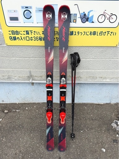 お引取り限定 HART Quest RC 160 ハート クエスト カービングスキーセット 160cm ストック付き