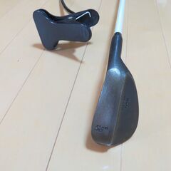 【手渡し】練習用ウェッジ５６度（やわらかシャフト）＆スマホホルダーの画像