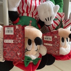 【新品タグ付】ミッキー　ミニー　ぬいぐるみ　クリスマス限定　2個セット　の画像
