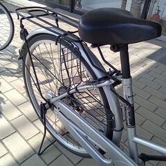 ★ジモティ割あり★  自転車 26インチ シルバー クリーニング済み TK6564の画像