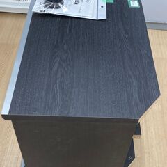 ★ジモティ割引あり★【リユースのサカイ野々市店】薄型コーナーTVラック　ブラック 59(幅)×39(奥行き)×42(高さ)cm ※クリーニング済みの画像