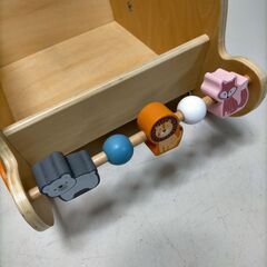 PolarB ポーラービー  エレファントバギー  象  手押し車  木製 手押し車 プッシュカー 赤ちゃん用 ベビーウォーカー 押し車 知育玩具 乗り物 おもちゃ  250917-4Yの画像