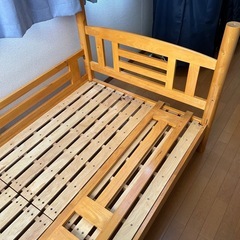 【無料】木製シングルベッドフレーム（すのこ）の画像