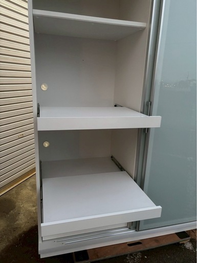 【成約済み】古賀家具工業 食器棚 140OP フィルミア 2020年製 W140 H180 D55