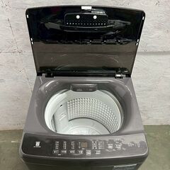 【Haier】ハイアール 全自動電気洗濯機 JW-U55CJ 2024年製 動作確認済み 5.5kg 一人暮らし 縦型 グレーブラック A0412の画像