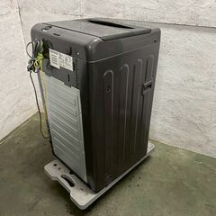 【Haier】ハイアール 全自動電気洗濯機 JW-U55CJ 2024年製 動作確認済み 5.5kg 一人暮らし 縦型 グレーブラック A0412の画像