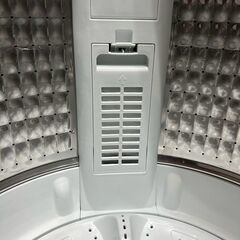 【Haier】ハイアール 全自動電気洗濯機 JW-U55CJ 2024年製 動作確認済み 5.5kg 一人暮らし 縦型 グレーブラック A0412の画像