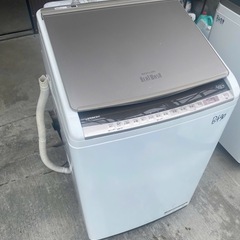 NO B490🌈福岡市内配送設置無料✨🌈BW-DV100E-N 縦型洗濯乾燥機 ビートウォッシュ シャンパン [洗濯10.0kg /乾燥5.5kg /ヒーター乾燥(水冷・除湿タイプ) /上開き]  2019年の画像