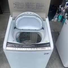NO B490🌈福岡市内配送設置無料✨🌈BW-DV100E-N 縦型洗濯乾燥機 ビートウォッシュ シャンパン [洗濯10.0kg /乾燥5.5kg /ヒーター乾燥(水冷・除湿タイプ) /上開き]  2019年の画像