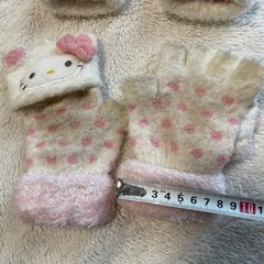 手袋 キティちゃん マイメロ 子供用手袋 サンリオの画像