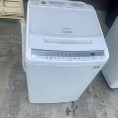 NO B491🌈福岡市内配送設置無料✨🌈日立ビートウォッシュ8kg BW-V80FE8形 2021年の画像