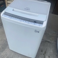 NO B491🌈福岡市内配送設置無料✨🌈日立ビートウォッシュ8kg BW-V80FE8形 2021年の画像