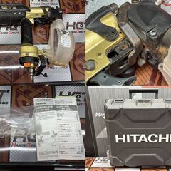 【中古】ハイコーキ HiKOKI 日立工機 WF4H3 高圧ビス打ち機 ケース付き【ハンズクラフト佐賀】の画像