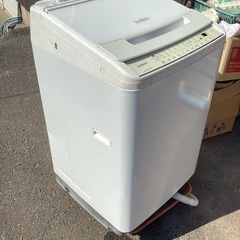 HITACHI 中古　2021年製　8kg　BW-V80G形　引き取り限定　全自動洗濯機の画像