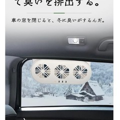 ソーラー式　クルマ用換気ファンの画像