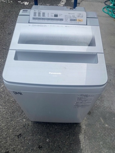 NO B493?福岡市内配送設置無料✨?NAF8AE4S 洗濯機 8.0kg Panasonic パナソニック NA-F8AE4-S 