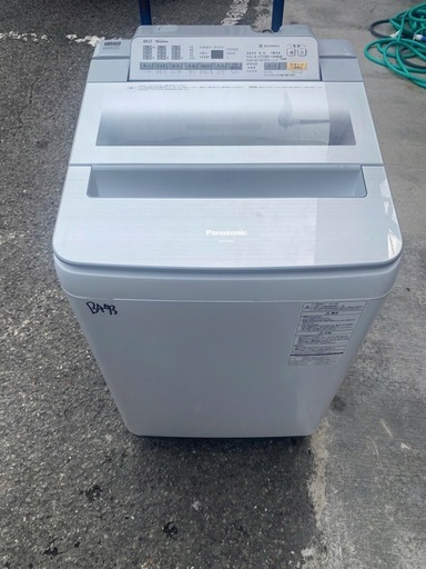 NO B493?福岡市内配送設置無料✨?NAF8AE4S 洗濯機 8.0kg Panasonic パナソニック NA-F8AE4-S 