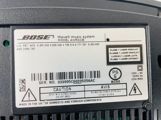 BOSE Wave Music System CD再生不可 