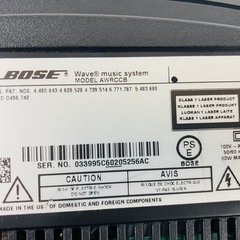 BOSE Wave Music System CD再生不可 の画像