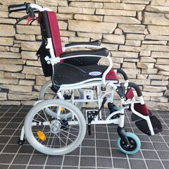 Care-Tec 介助式 車椅子 コンフォート ケアテック メッシュ 駐車ロック機能 肘跳ね上げ 車いす 25I 北3の画像