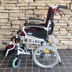 Care-Tec 介助式 車椅子 コンフォート ケアテック メッシュ 駐車ロック機能 肘跳ね上げ 車いす 25I 北3の画像