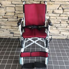 Care-Tec 介助式 車椅子 コンフォート ケアテック メッシュ 駐車ロック機能 肘跳ね上げ 車いす 25I 北3の画像