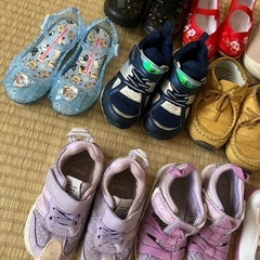 子ども靴　サンダル　上履き　15.5cm 16cm まとめてお譲りしますの画像