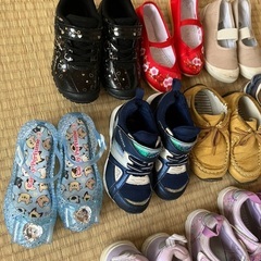 子ども靴　サンダル　上履き　15.5cm 16cm まとめてお譲りしますの画像