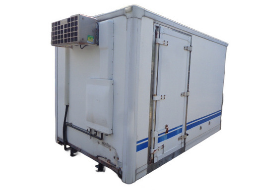 トラックコンテナ 箱 3200x1840x2040 横扉付 アルミバン 冷凍冷蔵 保冷 倉庫 物置 ガレージ コンテナハウス 愛媛より