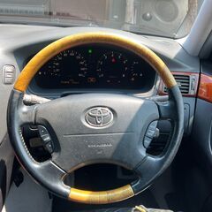 ローンは毎月10,300円～　トヨタ　セルシオ Ａ仕様　ＴＥＩＮ車高調　カールソン１９インチアルミホイール　サンルーフ　黒革シート　シートヒーター　クルーズコントロール　キーレス　バックモニターの画像