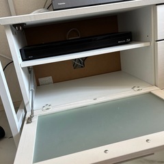 ニトリ ローボード ダイス 100 ホワイト テレビ台 チェストの画像
