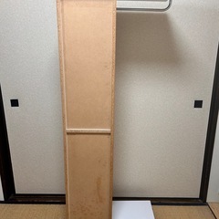 鏡　ハンガーラック付き収納の画像