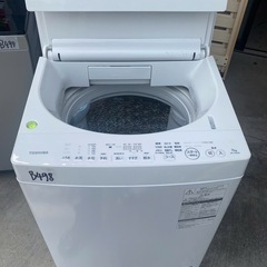 NO B498🌈福岡市内配送設置無料✨🌈東芝 TOSHIBA 全自動洗濯機 (7.0kg) ZABOON(ザブーン) グランホワイト AW-7D6(W)の画像