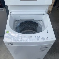 NO B498🌈福岡市内配送設置無料✨🌈東芝 TOSHIBA 全自動洗濯機 (7.0kg) ZABOON(ザブーン) グランホワイト AW-7D6(W)の画像