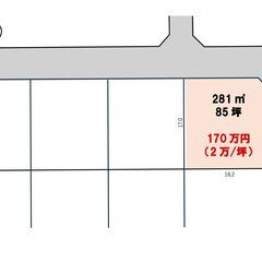 📍石岡市山崎｜85坪｜坪2万｜🏡移住支援あり！通勤・通学便利な宅地🛠️