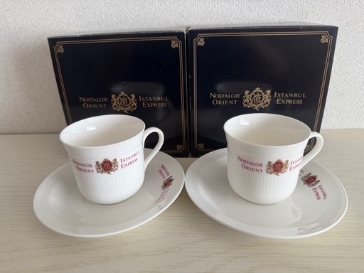 オリエントエクスプレス ティーポット&カップセット桃山陶器 ISTANBUL