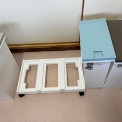 こじゃれた三連ゴミ箱(20リットル 3個)の画像