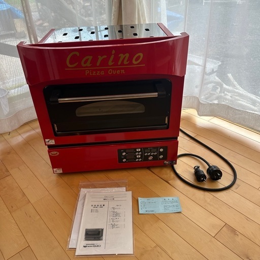 【美品！2023年製】電気ピッツァ窯Carino ピザオーブン CPO-067 取扱説明書付 幅635×奥行730×高さ655mm