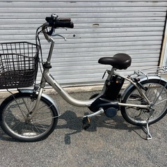 🉐404🉐バッテリー長持ち🉐🉐 パナソニック20インチ電動自転車🈹現車確認🉑の画像