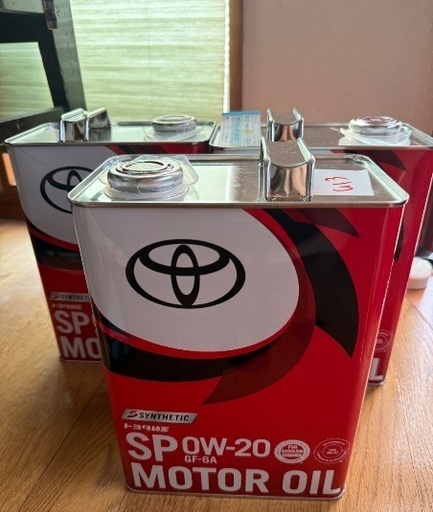 未開封　トヨタ純正エンジンオイル